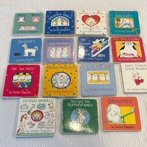Sandra Boynton 15 pc Board Book Lot - Colorful Kids Classics